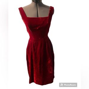 Vintage velvet dress